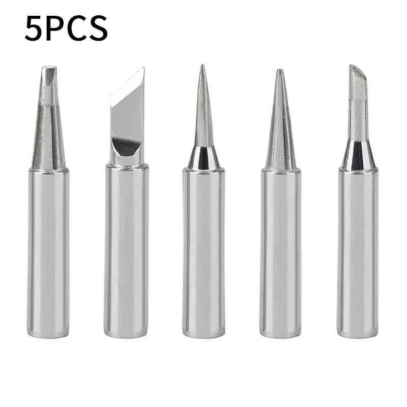CowLost | product_id-5pcs-pure-copper-soldering-iron-tips-set-i-b-k-2-4d-3c-900m-for-diy-electronic-repair |16