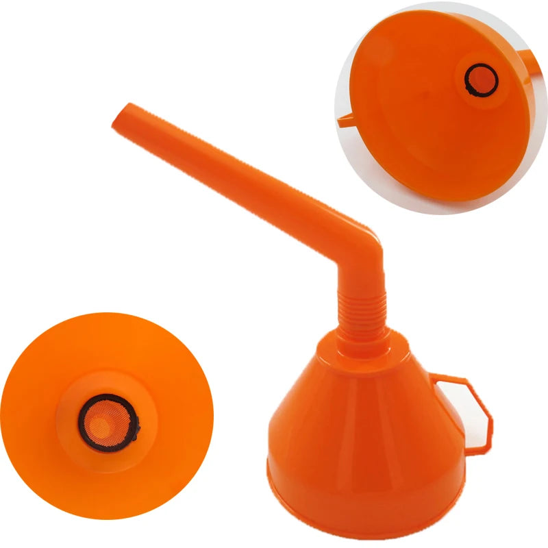 CowLost | 130mm-refueling-funnel-with-filter-motorcycle-refuel-oil-water-engine-oil |6
