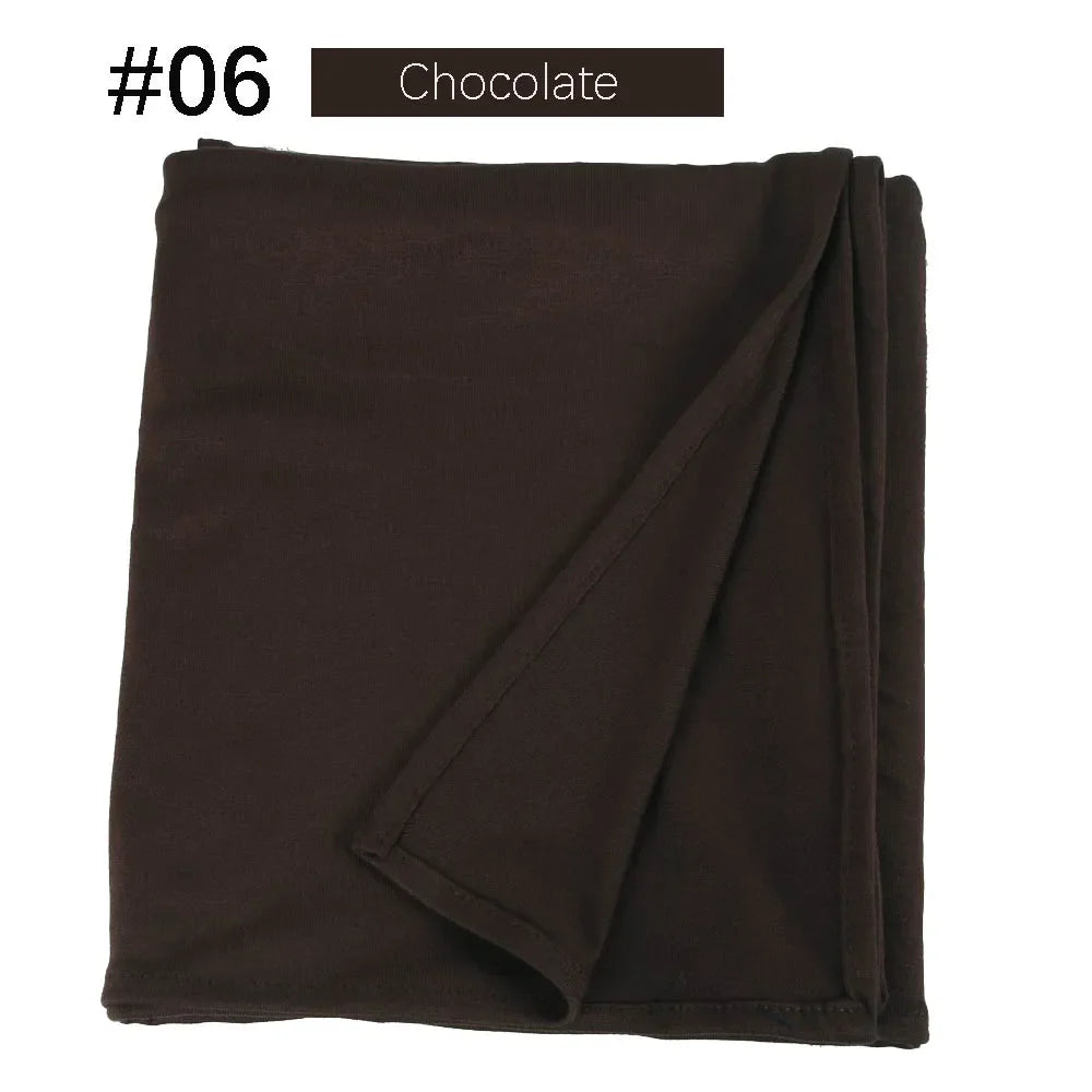 CowLost | muslim-women-stretchy-jersey-hijab-plain-cotton |59