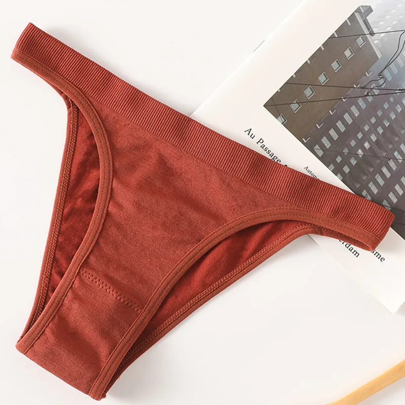 CowLost | product_id-women-seamless-high-leg-solid-sports-thong-panties-m-l |17