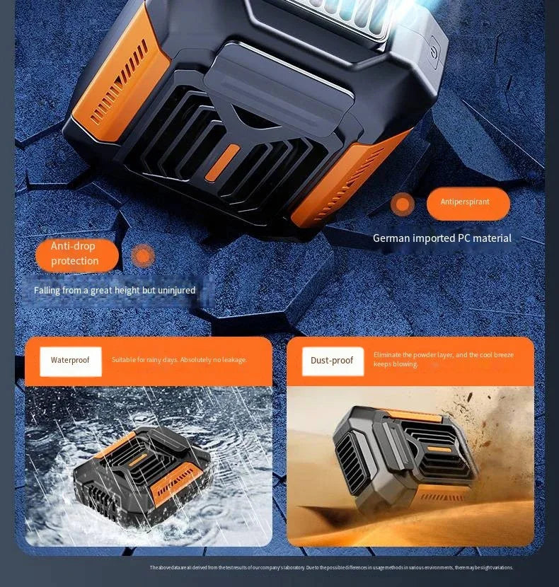 CowLost | product_id-homfish-portable-wearable-neck-fan-with-belt-clip-power-bank-flashlight-for-outdoor-use |22