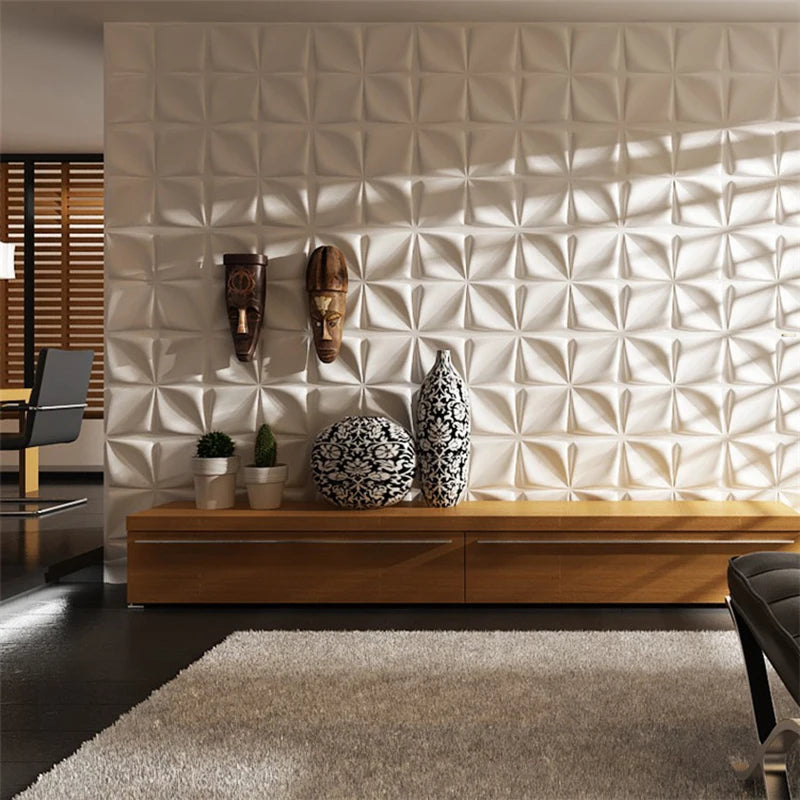 CowLost | seasonal-holiday-decorations-30x30cm-3d-embossed-art-wall-panel-decorative-wallpaper |9