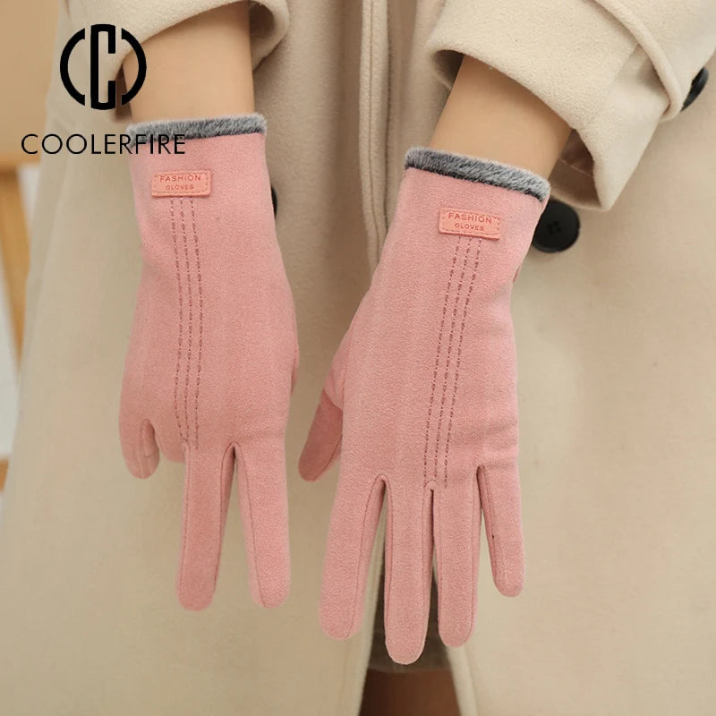 CowLost | winter-womens-gloves-vintage-windproof-touch-screen |2