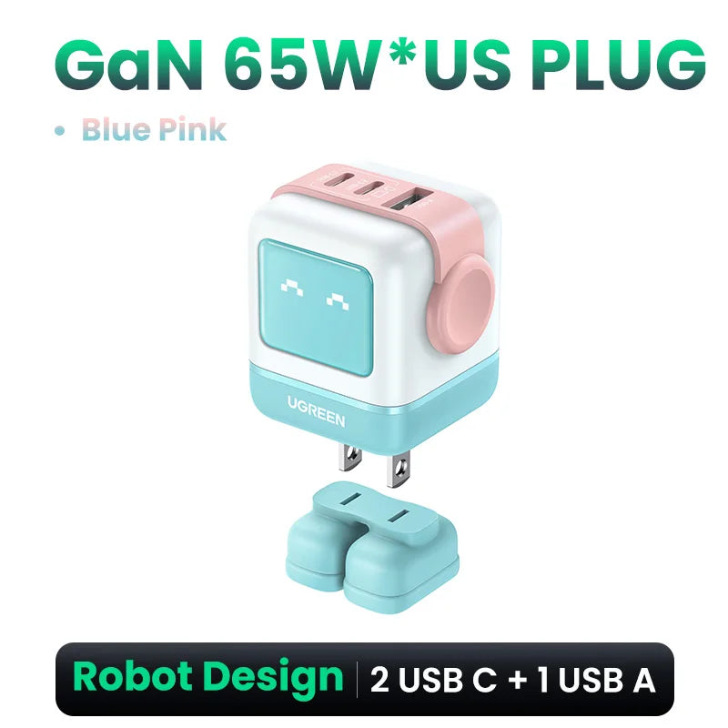 CowLost | ugreen-65w-30w-gan-charger-robot-design-pd3-0-fast-charger |27