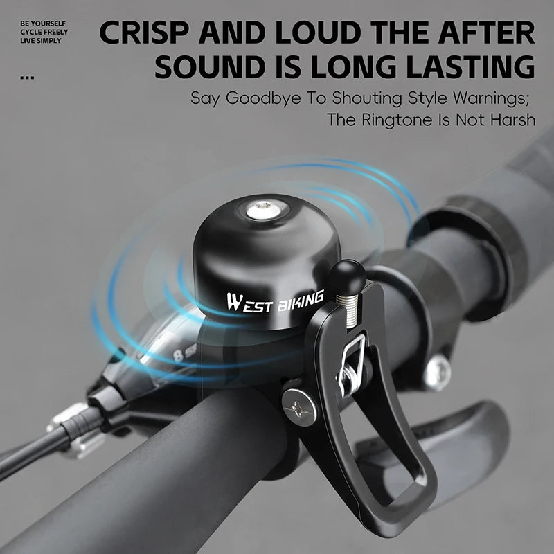 CowLost | west-biking-retro-bicycle-bell-mini-bicycle-handlebar-bell-aluminum-alloy-bike-horn-cycling-alarm-mtb-road |4