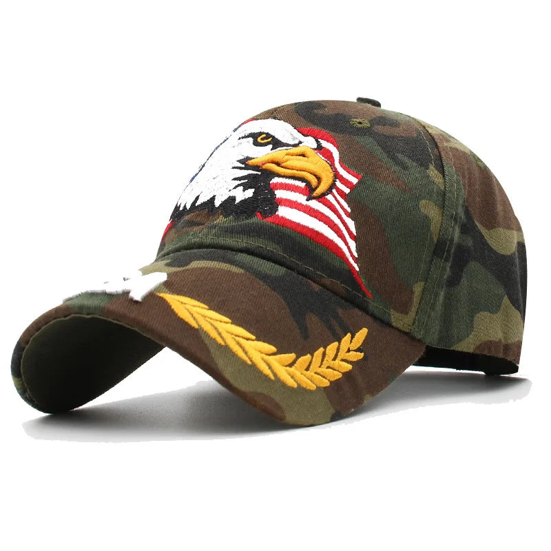 CowLost | mens-animal-baseball-cap-patriotic-bald-eagle-and-american-flag-snapback-caps |3