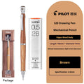 CowLost | product_id-pilot-s20-professional-mechanical-pencil-0-5mm-with-hippopotamus-wood-barrel-for-technical-drawing |29