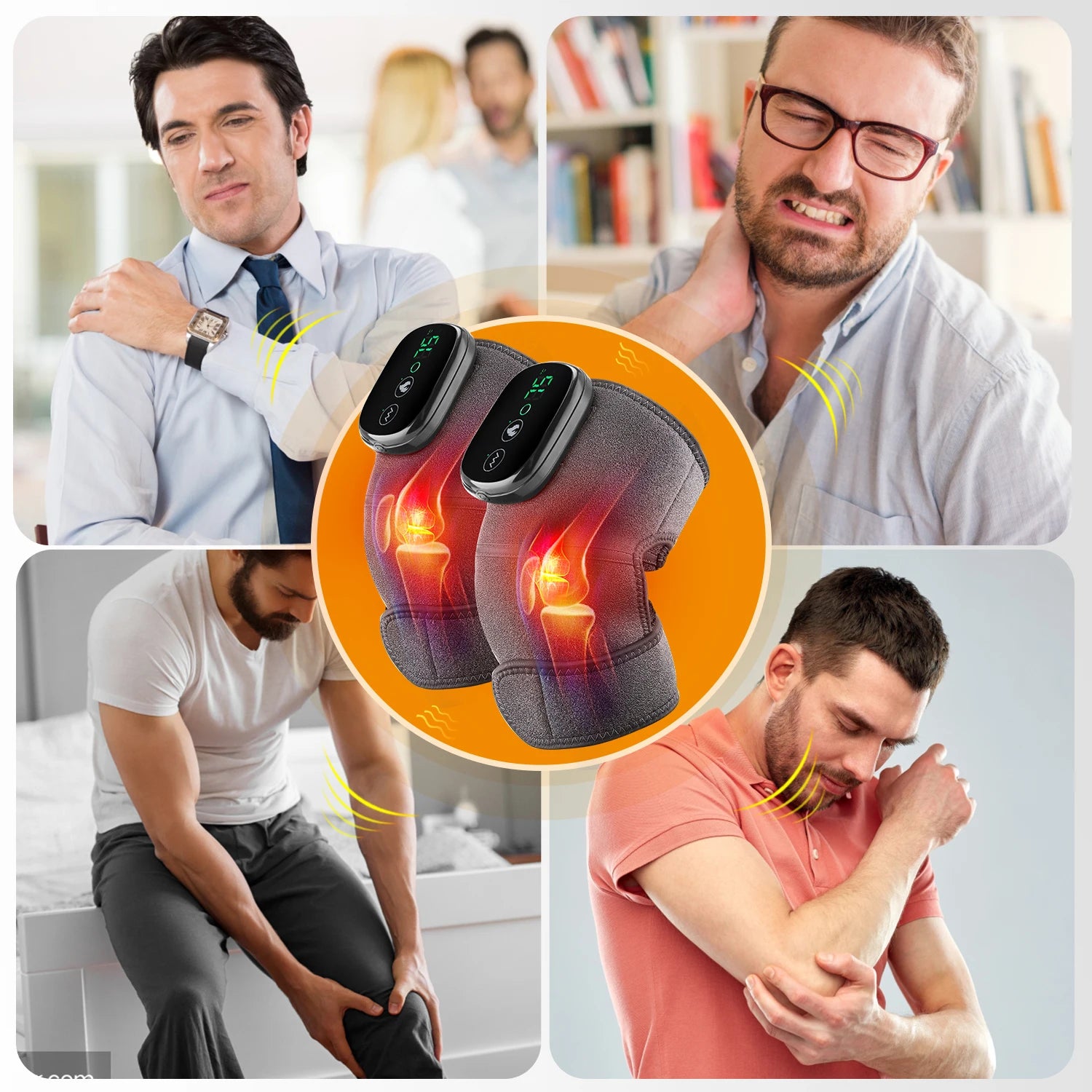CowLost | eletric-heating-knee-massage-device-vibration-knee-pads-for-shoulder-elbow-joint |20