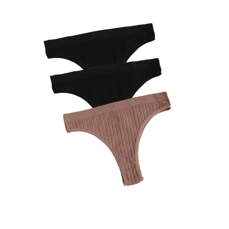 CowLost | product_id-3pcs-seamless-low-waist-women-s-stretch-briefs-solid-color-panties |27