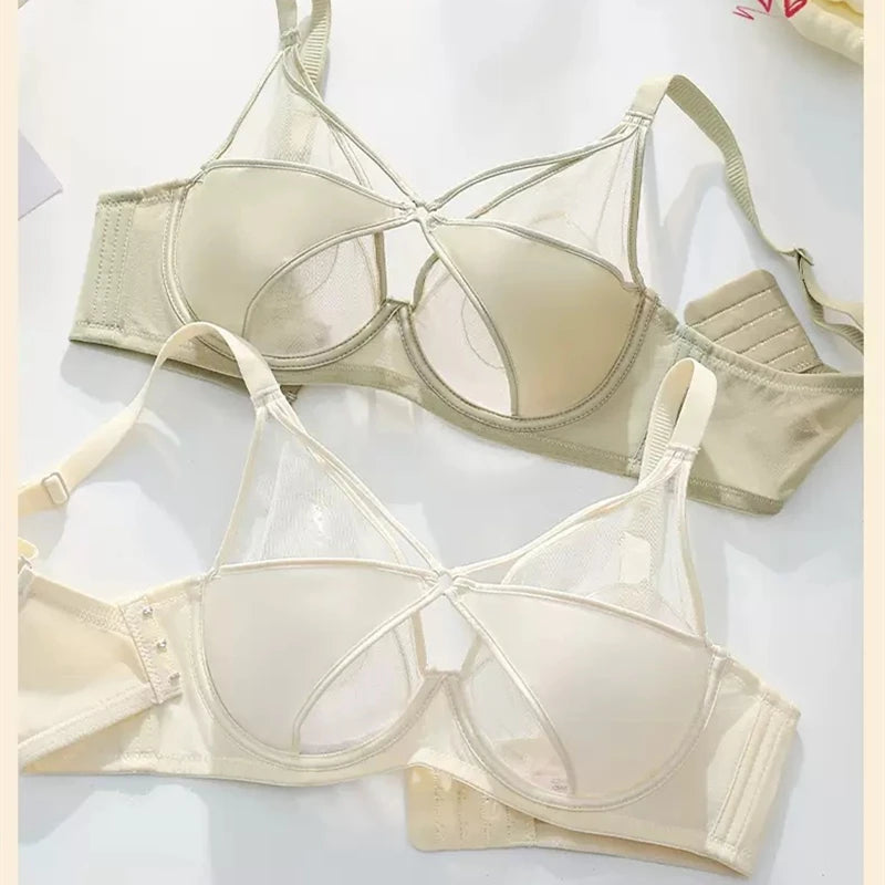 CowLost | product_id-womens-pure-desire-ultra-thin-mesh-push-up-bra-with-soft-wire-and-adjustable-straps |1