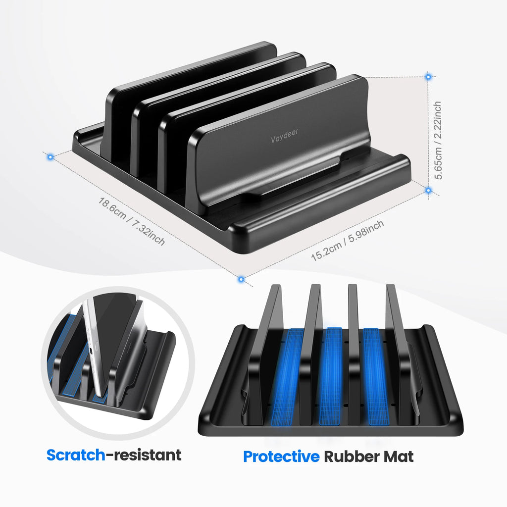 CowLost | vaydeer-plastic-vertical-laptop-stand-holder-adjustable |22