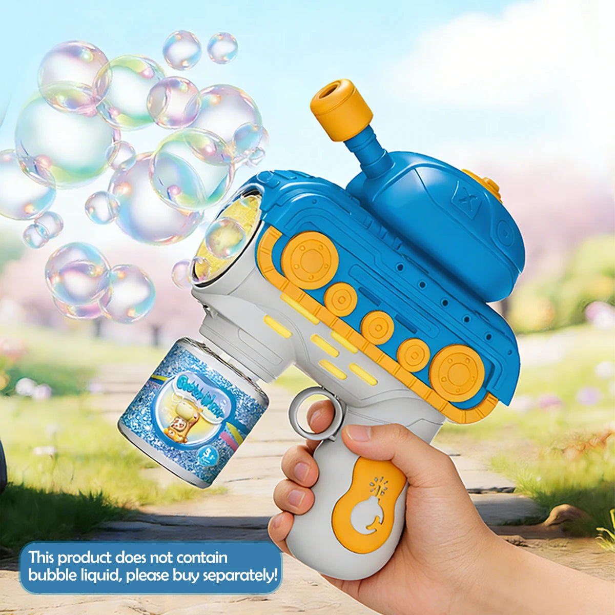 CowLost | product_id-electric-cartoon-tank-bubble-gun-toy-for-kids-outdoor-play-no-bubble-liquid-included |5