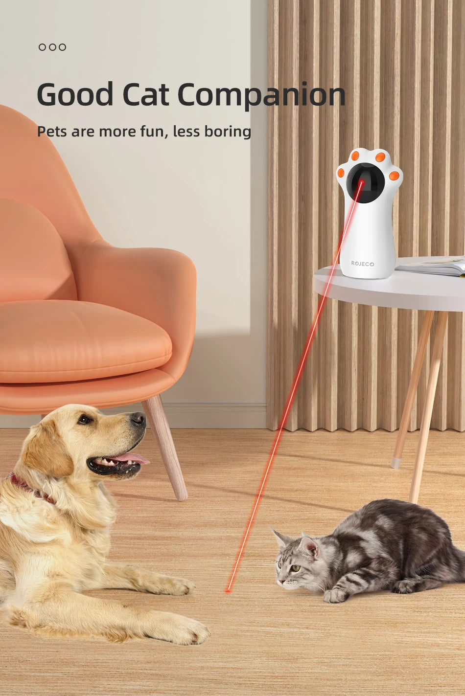 CowLost | uncategorized-rojeco-automatic-intelligent-interactive-led-laser-cat-toy-usb-rechargeable |10