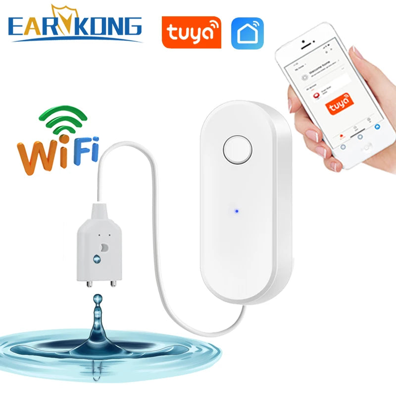 CowLost | earykong-tuya-wifi-water-leakage-sensor-liquid-leak-alarm-detectors |1