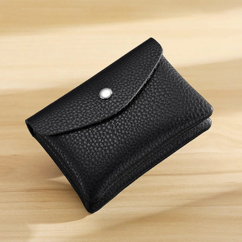 CowLost | leather-short-coin-wallets-card-holder-clutch-bag-card-case |14