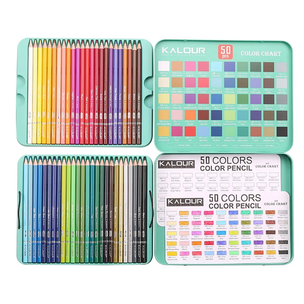 CowLost | art-pencils-product_id-kalour-oil-colored-pencils-set-50-300-pcs-professional-drawing-art-supplies |95