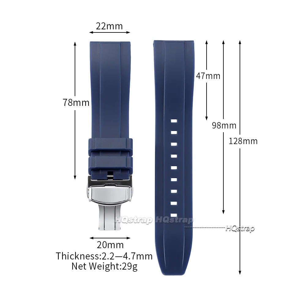 CowLost | watch-bands-product_id-waterproof-silicone-quick-release-watchband-20-24mm-for-seiko-with-butterfly-buckle-black-blue |13