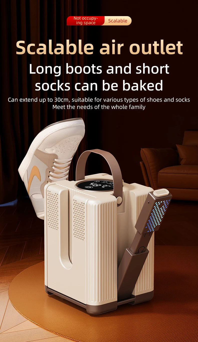 CowLost | product_id-homefish-six-arm-foldable-electric-shoe-and-boot-dryer-with-timer-200w-portable-shoe-warmer |21