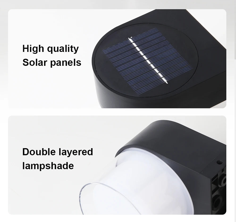 CowLost | seediq-solar-outdoor-wall-light-ip65-waterproof-led-facade-wall-lamp-4w-wireless-street-porch-garden-lighting |15