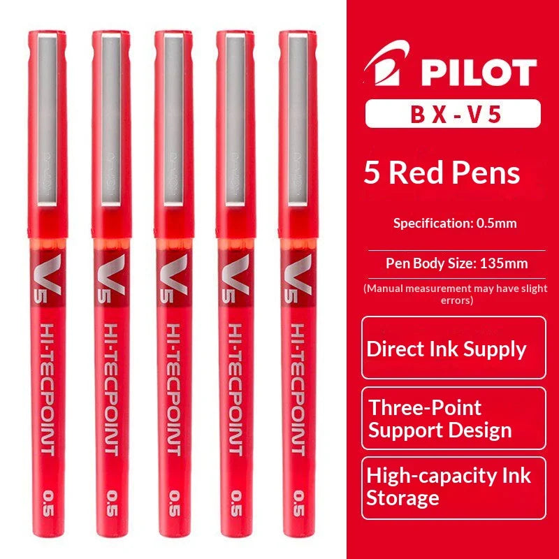 CowLost | product_id-pilot-bx-v5-12-color-0-5mm-rollerball-pens-anti-leak-smooth-ink-for-journaling-art-projects |60