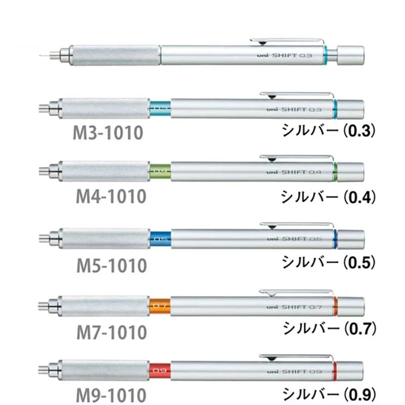 CowLost | product_id-uni-metal-mechanical-pencil-shift-0-3-0-9mm-japanese-stationery-low-center-of-gravity |6