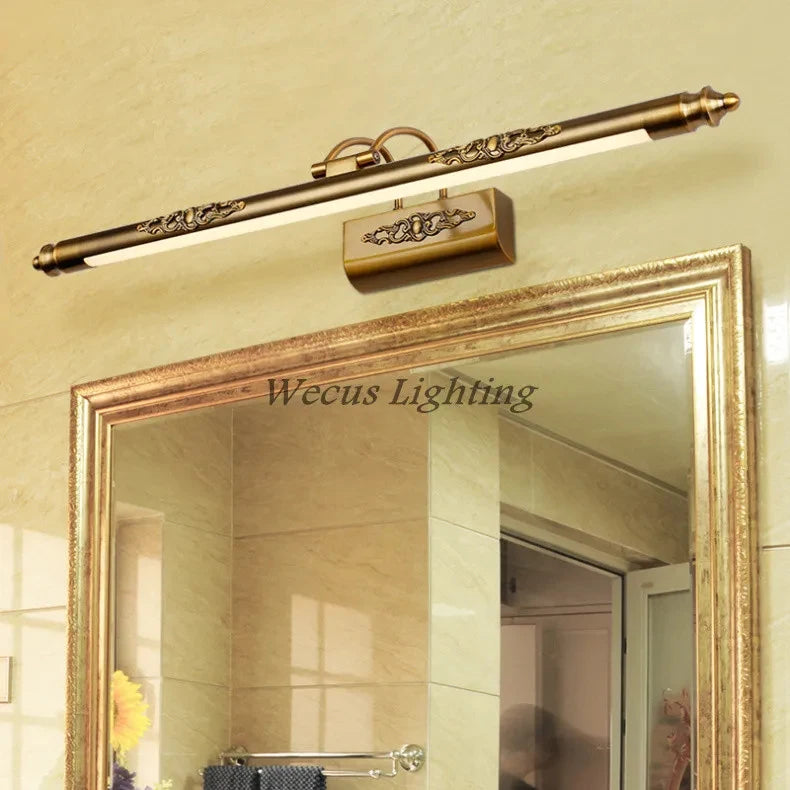 CowLost | product_id-golden-8w-500mm-bronze-led-bathroom-wall-light-european-mirror-lamp |7
