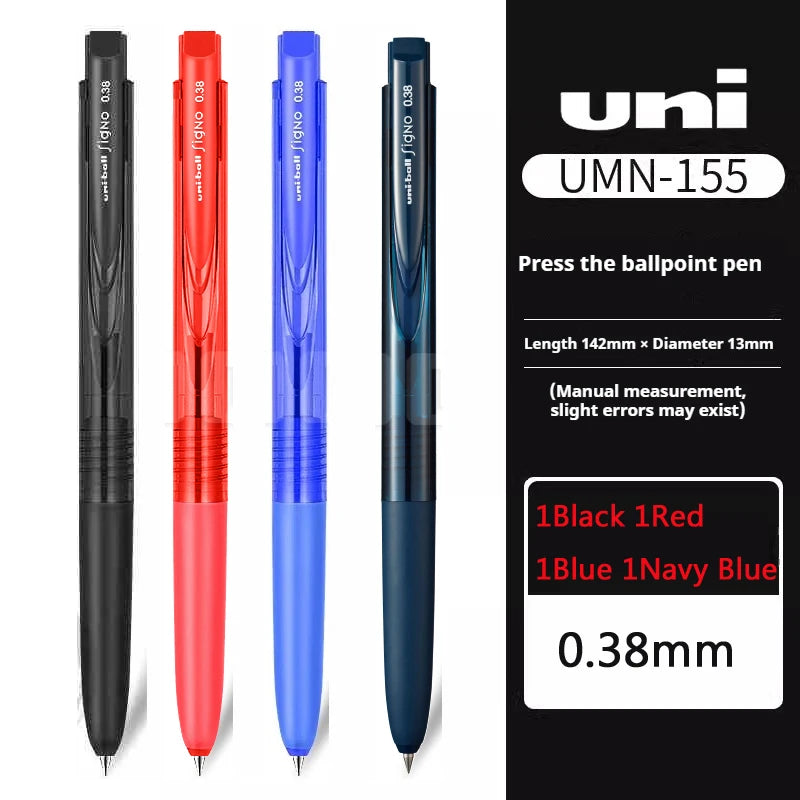 CowLost | product_id-mitsubishi-uni-signo-umn155-gel-pen-0-38-0-5mm-black-red-blue-quick-dry-smooth-low-friction |29