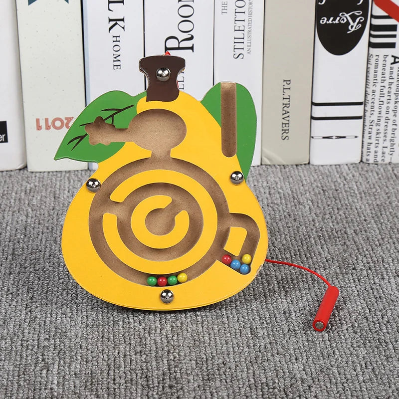 CowLost | fencing-barriers-childrens-wooden-magnetic-track-maze-balance-board-toy |15