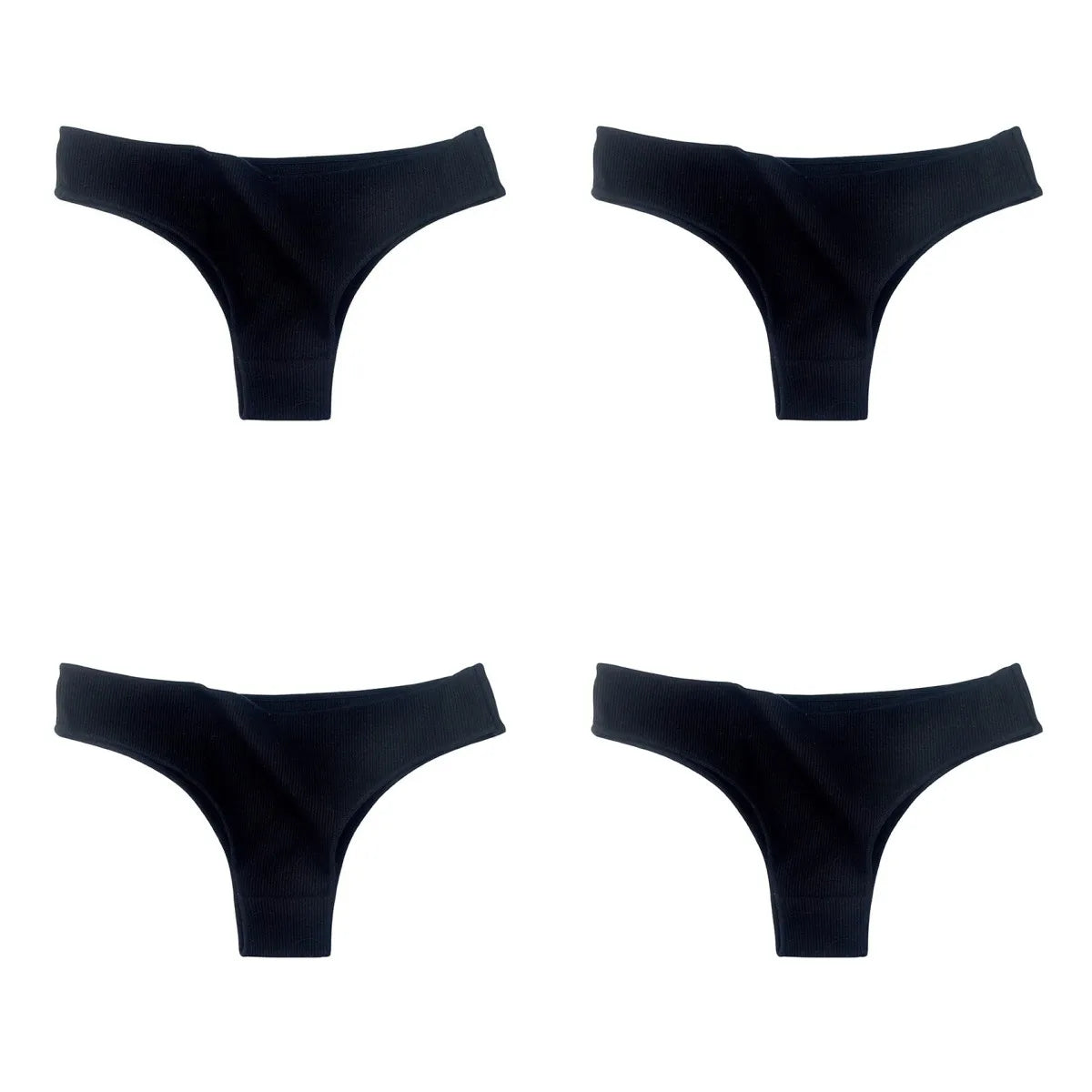 CowLost | product_id-4-pack-womens-cotton-breathable-low-waist-solid-briefs-m-xl |26