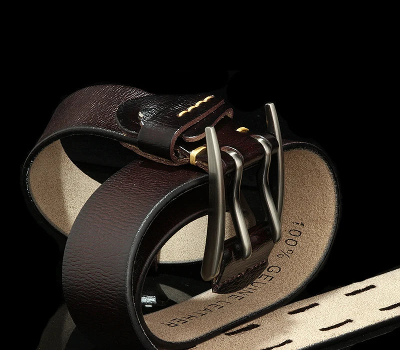 CowLost | 4cm-wide-vintage-style-pin-buckle-genuine-leather-belts-for-men |21