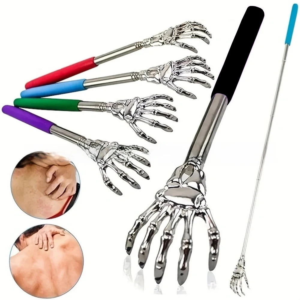 CowLost | portable-extendable-back-scratcher-stainless-steel |2