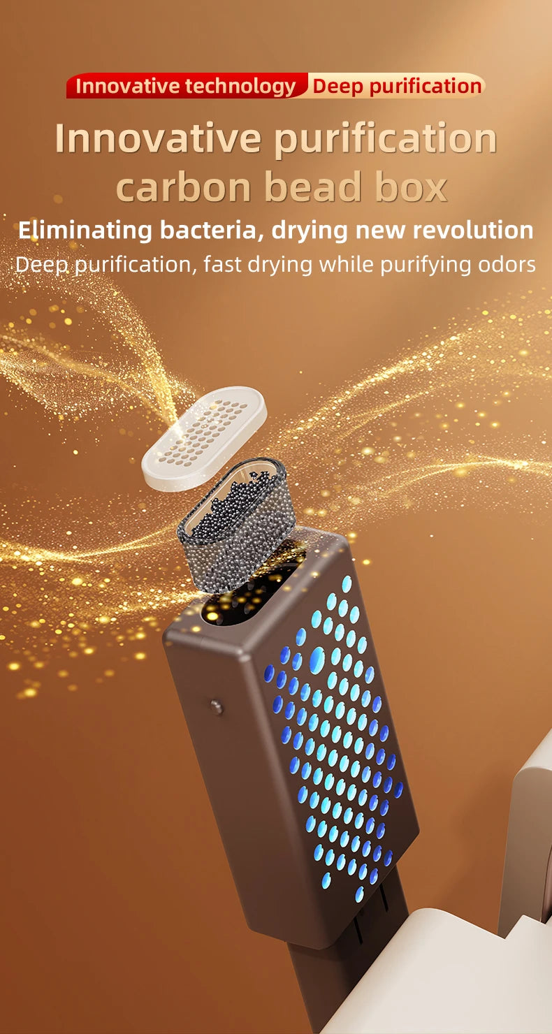 CowLost | product_id-homefish-six-arm-foldable-electric-shoe-and-boot-dryer-with-timer-200w-portable-shoe-warmer |18