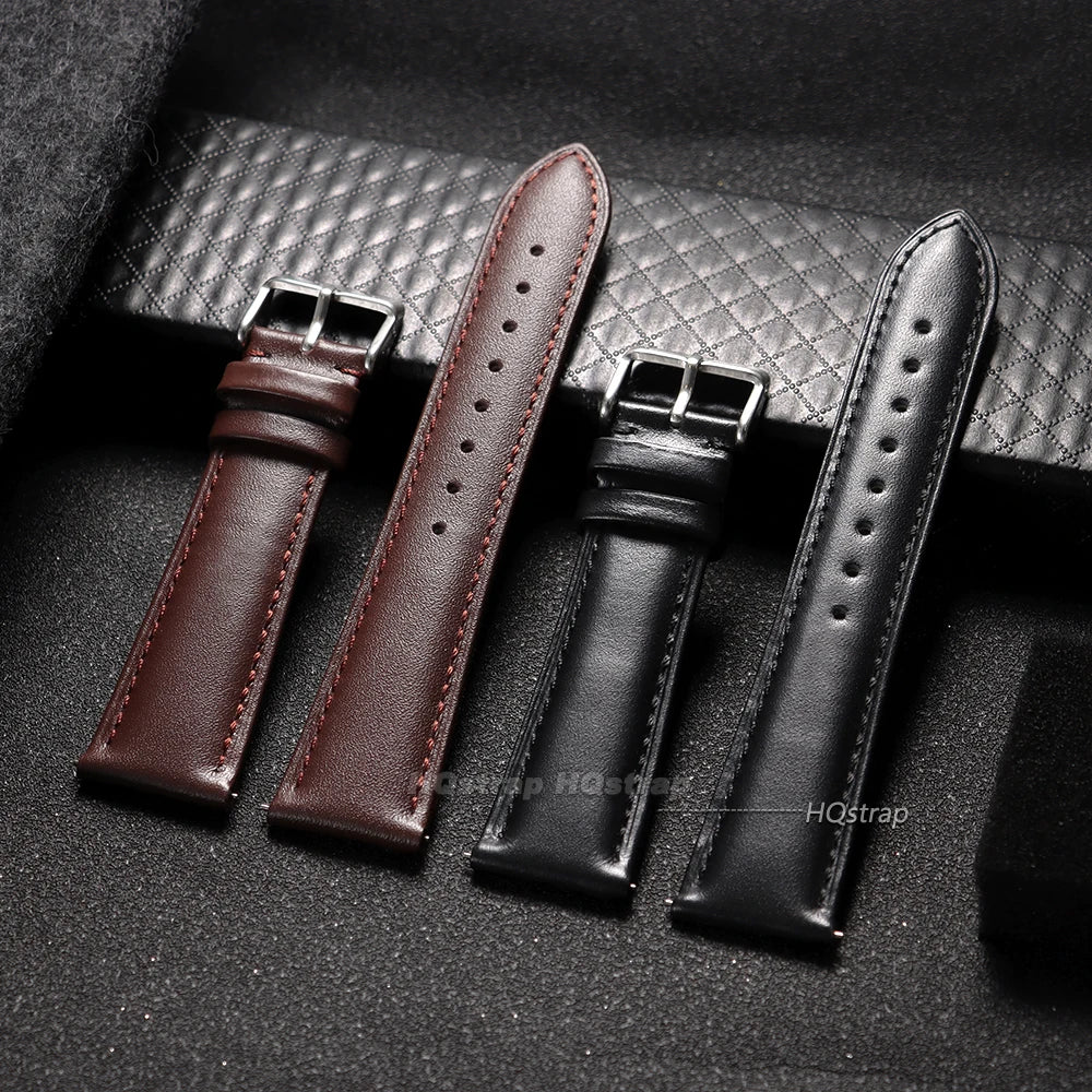 CowLost | bracelets-product_id-calfskin-leather-watch-band-12-22mm-with-gold-pin-buckle-quick-release-unisex-strap |3