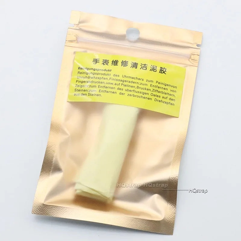 Watch Cleaning Rubber Putty with Wooden Sticks for Movement Cleaning and Repair Tool