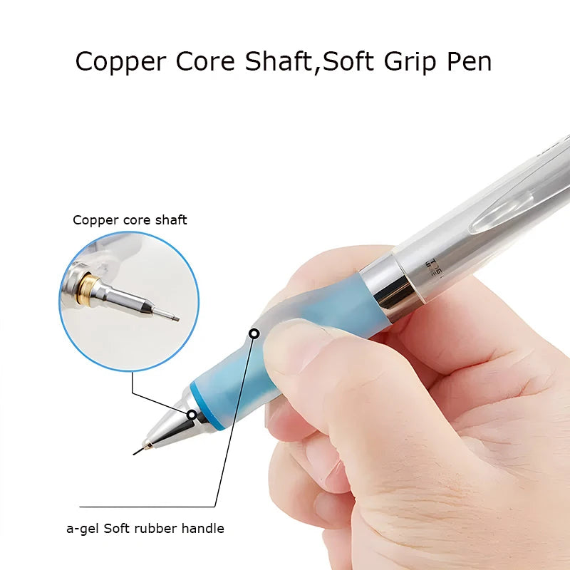 CowLost | product_id-japanese-uni-m5-858gg-kuru-toga-0-5mm-mechanical-pencil-soft-grip-smooth-writing |5