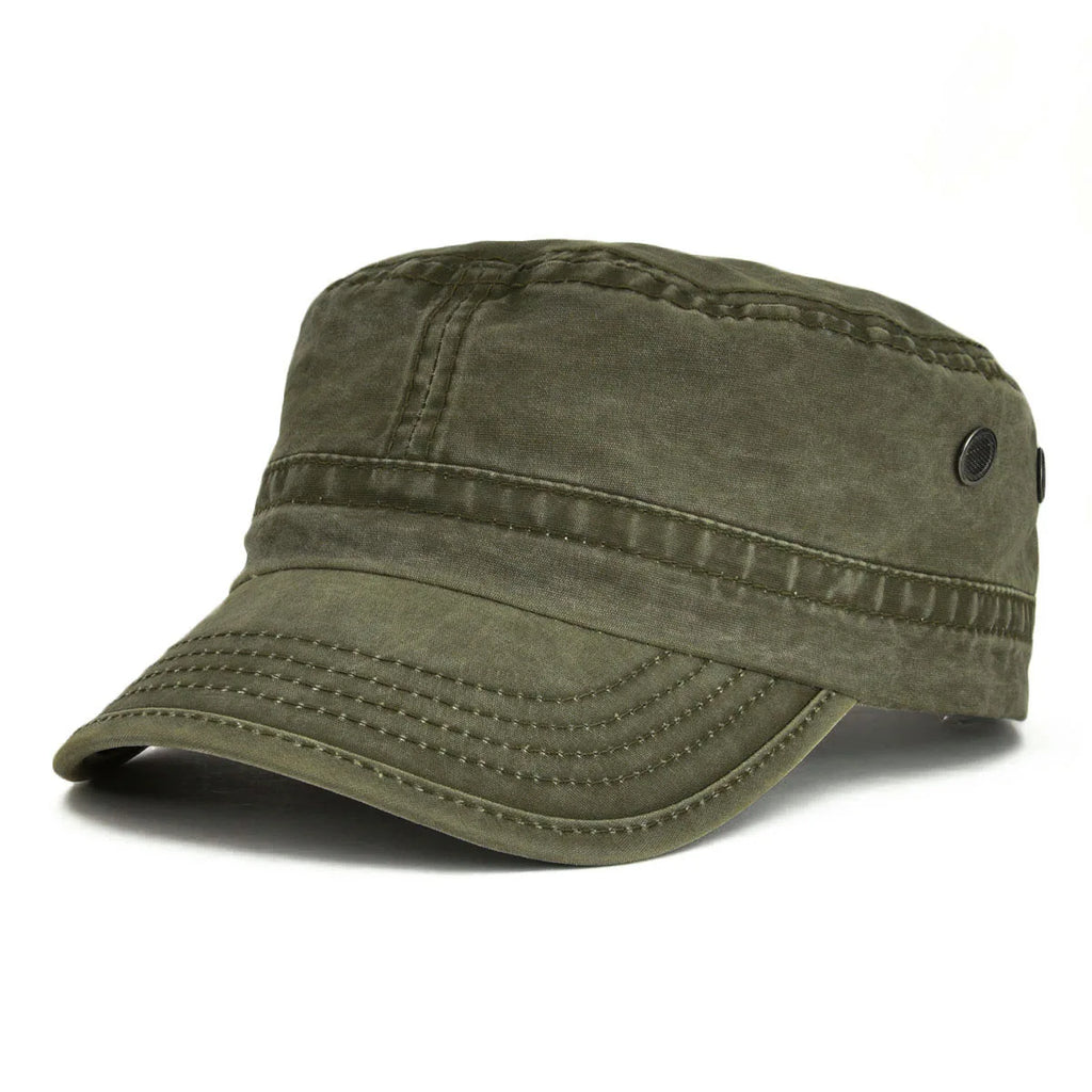 CowLost | voboom-washed-cotton-military-cadet-army-caps-for-men |1