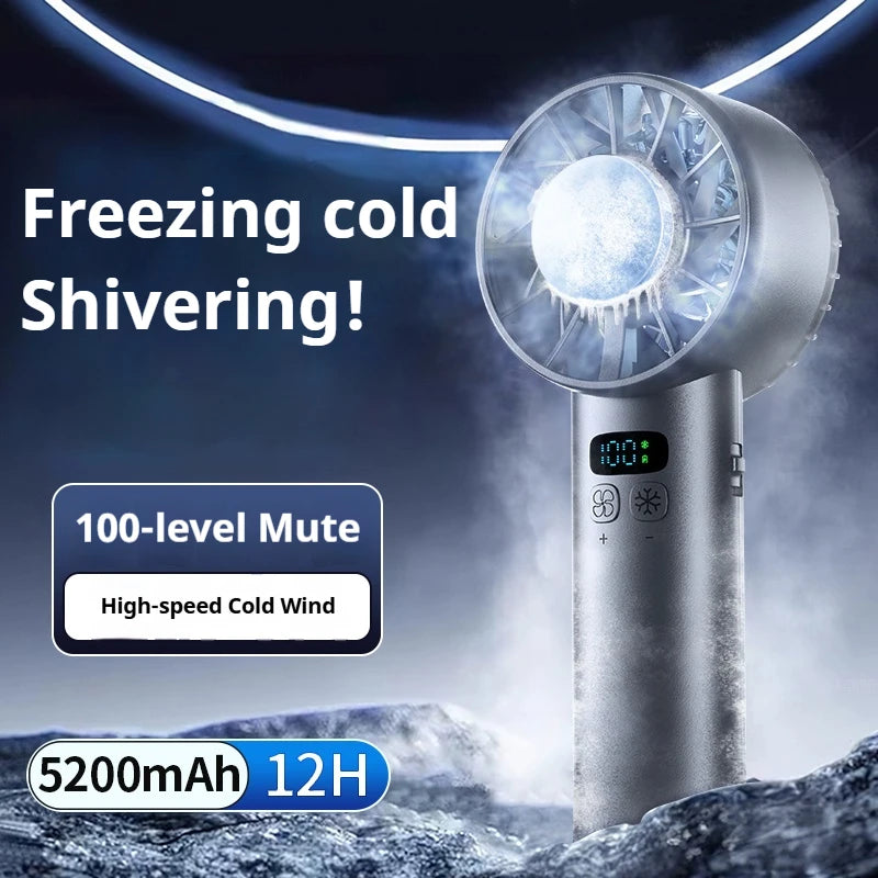 CowLost | product_id-homefish-usb-rechargeable-handheld-ice-compress-cooling-fan-with-led-display-for-travel-and-camping |1