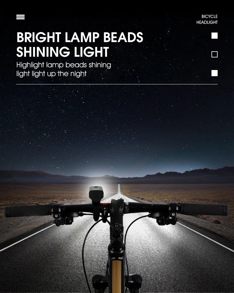 CowLost | west-biking-front-bicycle-light-usb-rechargeable-led-bike-light-waterproof-cycling-headlight-climbing-safety-flashlight-lamps |20