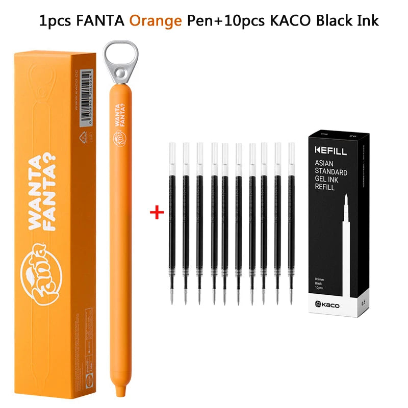 CowLost | product_id-kaco-fanta-collaboration-0-5mm-black-gel-pen-smooth-writing-for-study-office |50