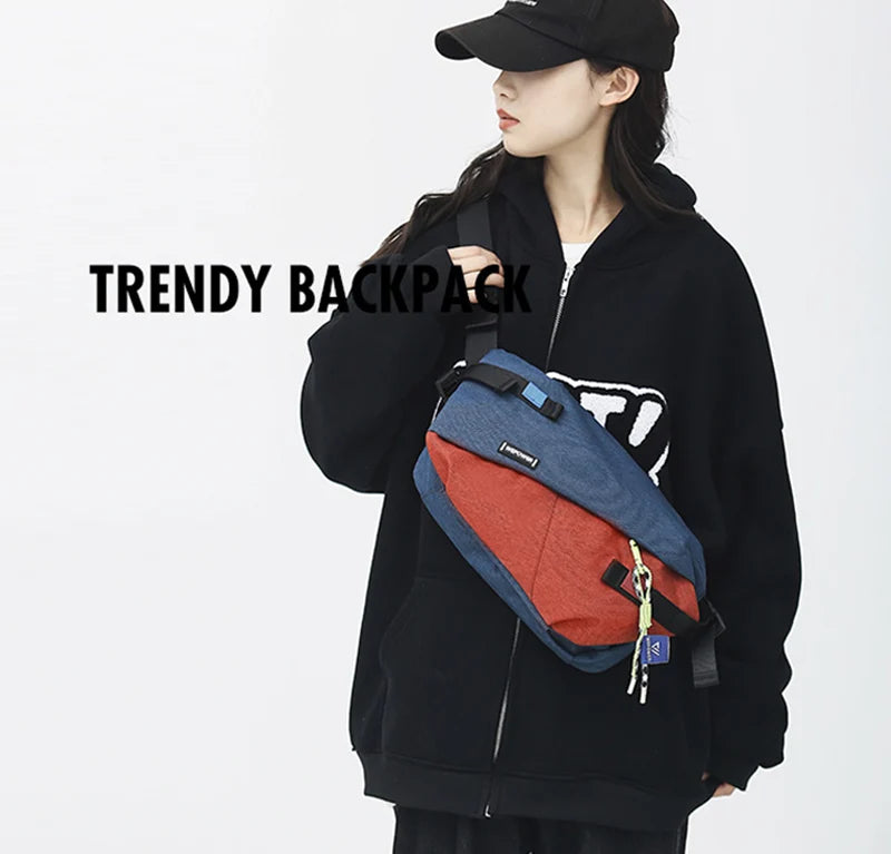 CowLost | uncategorized-high-quality-nylon-panelled-waist-packs-unisex-chest-crossbody-bag |7