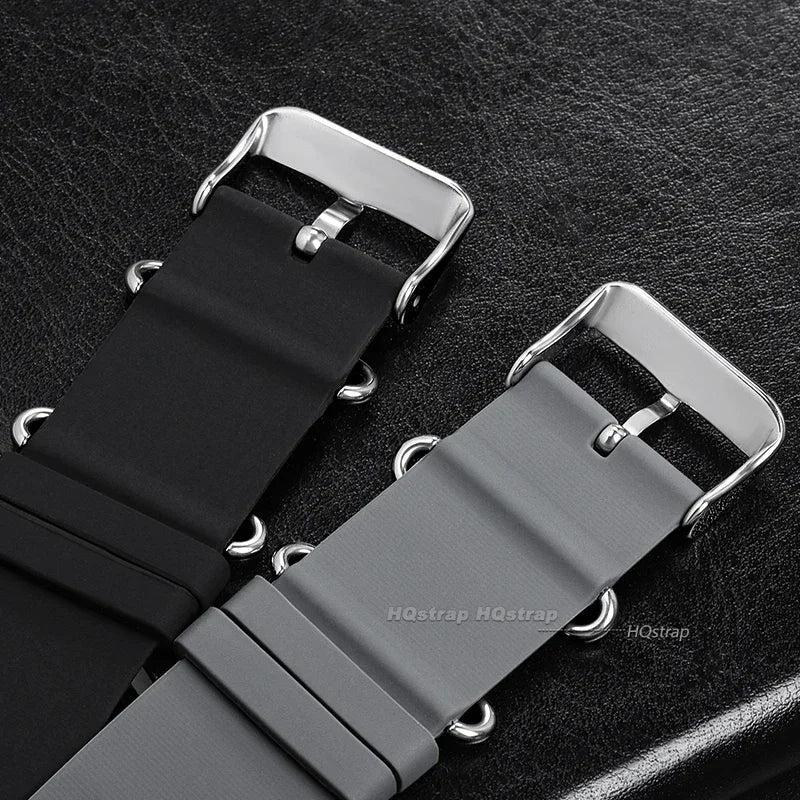 CowLost | 18mm-20mm-22mm-one-piece-silicone-strap-for-casio-soft-rubber-band-for-seiko-black-grey-men-women-replace-bracelet-accessories |5