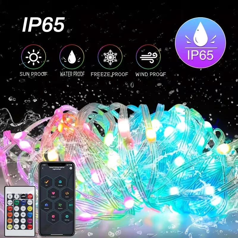 CowLost | led-lights-product_id-ws2812b-rgbic-led-string-light-bluetooth-usb-waterproof-for-christmas-tree-home-decor |9
