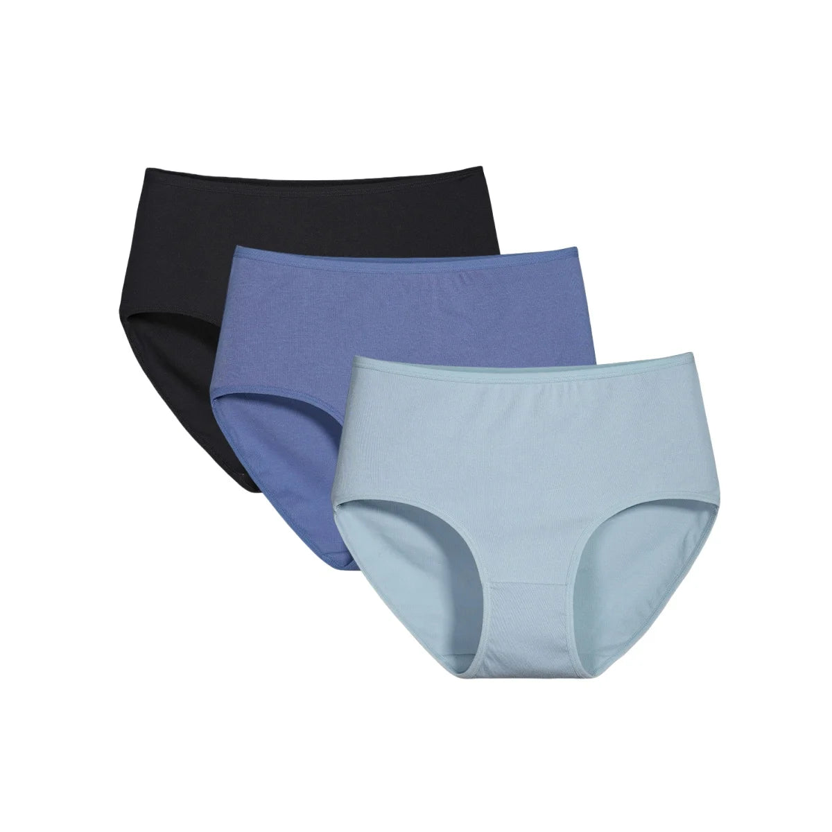 CowLost | product_id-3pcs-womens-cotton-high-waist-solid-color-briefs-xs-2xl |7