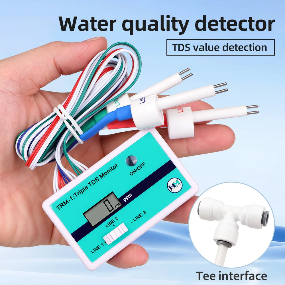 HM Digital Online Water Quality Tester LCD TDS/EC Meter PPM Detection for Pool Laboratory