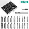 22pcs Screw Removal Set for Hexagonal, Machine, Tension, Wood & Sheet Metal Screws