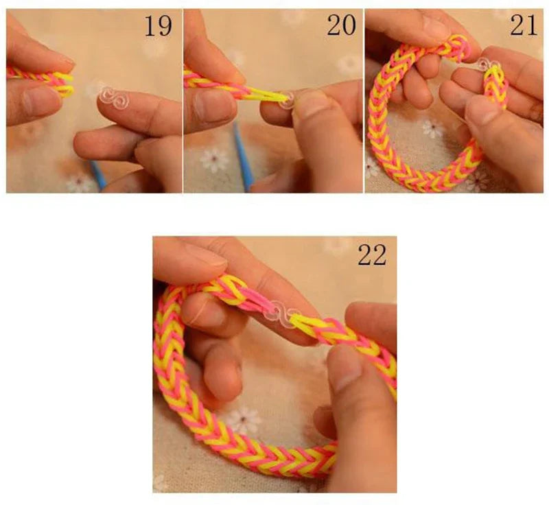 DIY Rubber Band Bracelet Kit for Kids Hair Loom Refill Christmas 2024 Gift