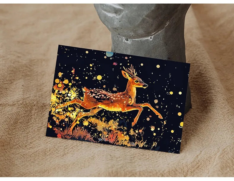 CowLost | product_id-4-pcs-a5-noctilucent-diy-scratch-painting-set-castle-landscape-animal-night-scenes |20