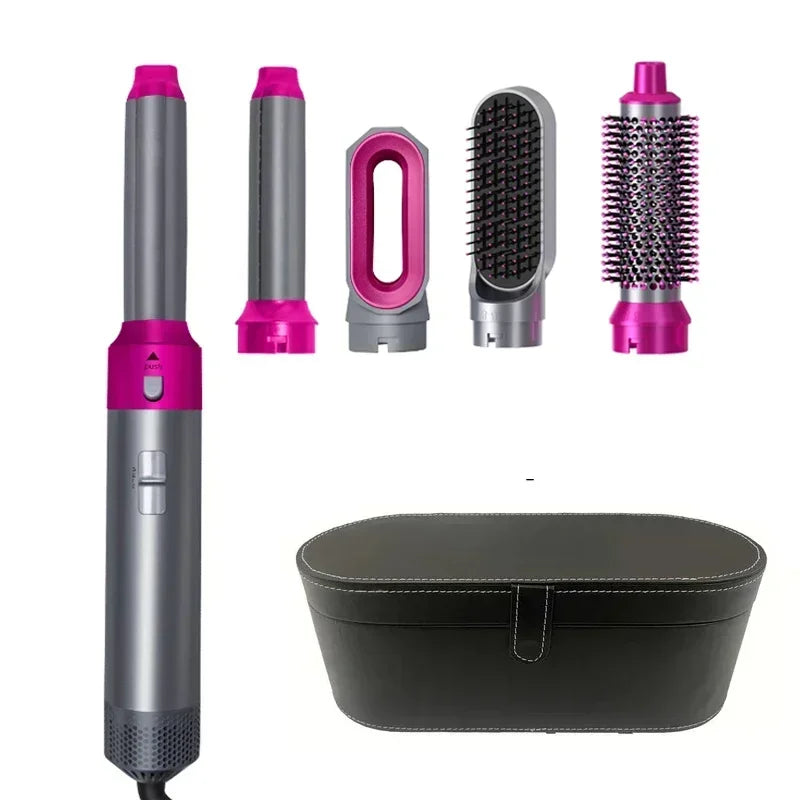 CowLost | 5-in-1-hair-dryer-hot-comb-set-professional-curling-iron-hair-straightener-styling-tool-for-professional-hair-dryer-household |18
