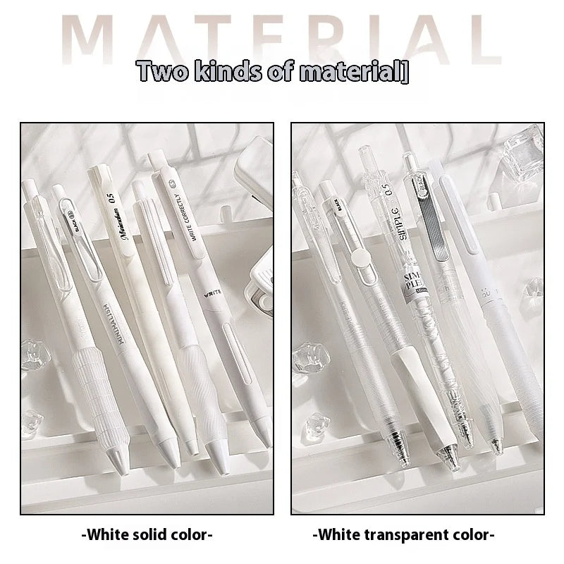 CowLost | product_id-kbx-4pcs-gel-pens-set-0-5mm-black-multi-colors-quick-dry-smooth-writing-soft-grip |4