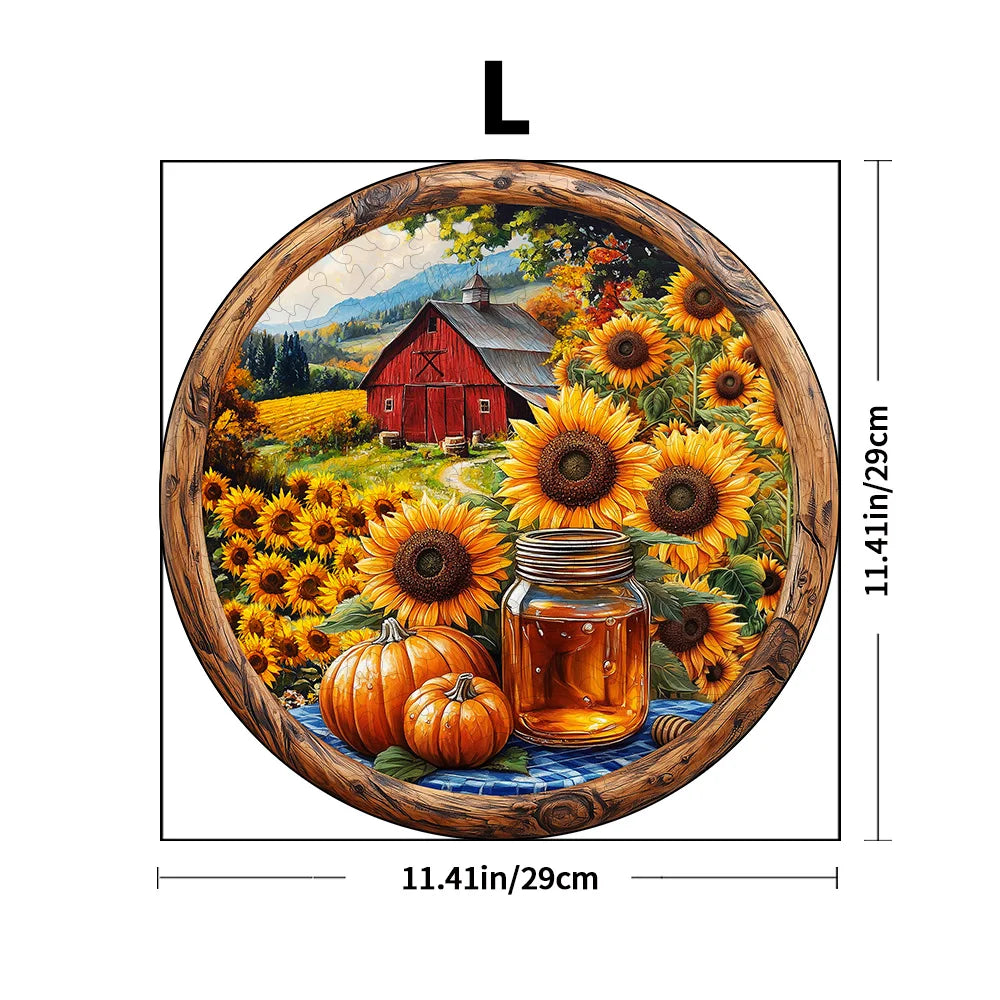CowLost | product_id-wooden-stained-glass-sunflower-jigsaw-puzzle-for-adults |8